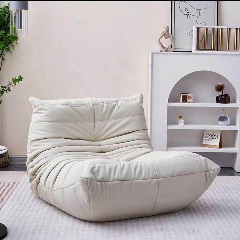 新款直销TOGO毛毛虫懒人沙发猫爪皮质休闲单人网红阳台躺椅客厅