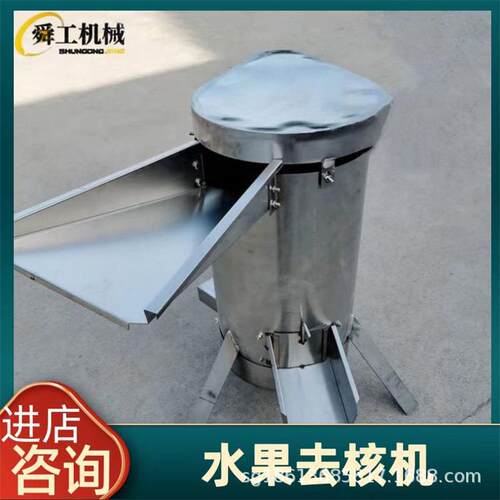 乌梅大型去核机 黄桃杨梅橄榄李子商用脱核机 多用去核打浆设备