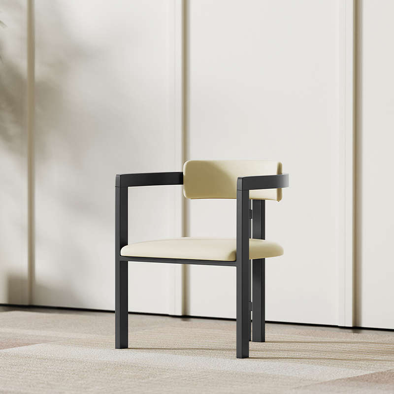 餐椅软包简约吃饭靠背椅咖啡奶茶店餐厅家用桌椅组合办公室休闲椅