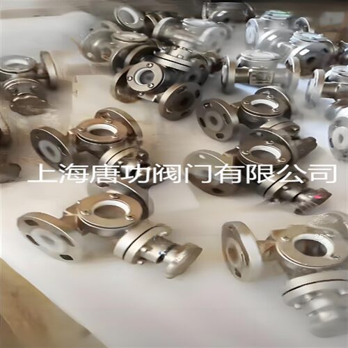 唐功Q唐功Y41F46-16P氟取样衬阀不锈钢化工 取阀法兰3样04管道取