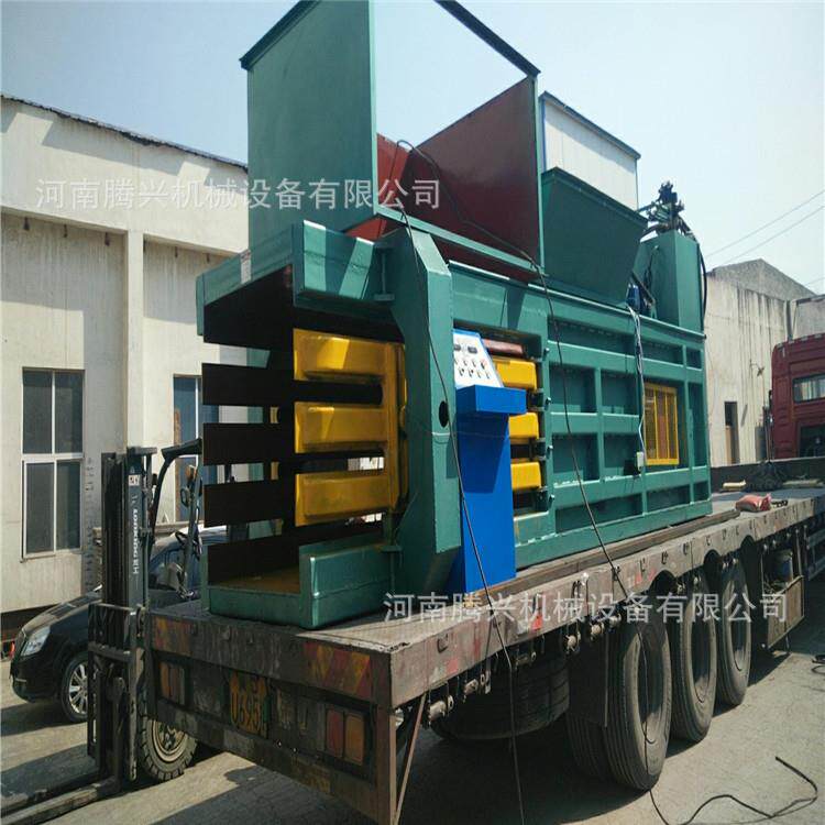 供应新型液压 全自动箱 卧式废纸打包机厂家