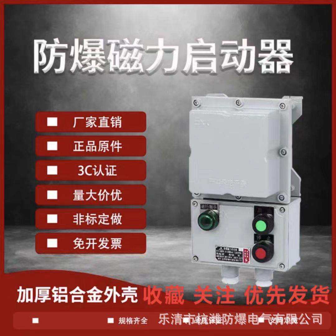 BQC53防爆磁力启动器电磁起动配电箱 配电柜电动机直起动力控制箱