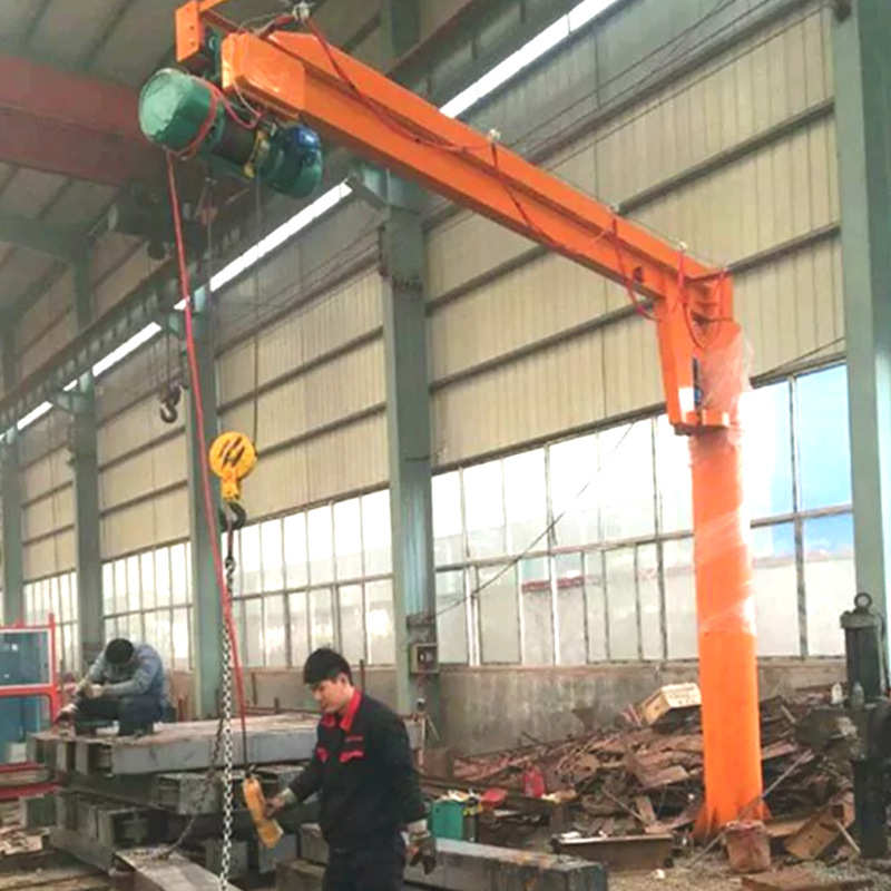 小型立柱式悬臂吊车间仓库电动移动5吨单臂吊机可旋转立柱悬臂吊