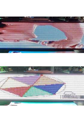 生产厂家LED广告显示屏滚动字幕 P10 表贴全彩户外显示屏48*192cm