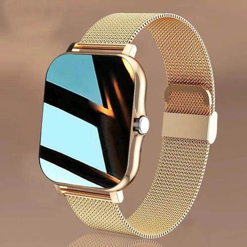 Women Stainless Smart Watch Mens Smartwatch for Android IOS