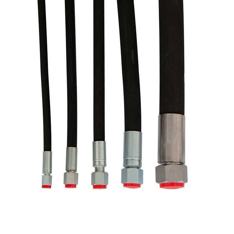 橡胶工程机械 缠绕液压橡钢丝胶管高压液压工程机械油管软管胶管