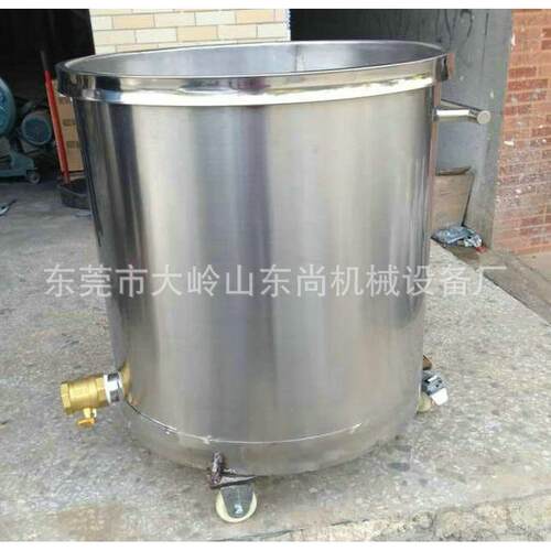 现货500L不锈钢敞口化工桶 1000L油漆移动不锈钢桶 304材质桶