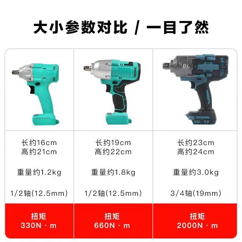 2000牛电扳动手大EYQ扭胎力型汽修风炮拆卸重货车轮锂电冲击扳手