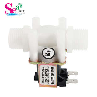 24V DC12V 4分电磁阀 AC220V太阳能热水器电磁阀 常闭进水阀