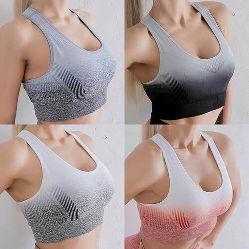 Hanging dyeing sports yoga clothes bra for women,