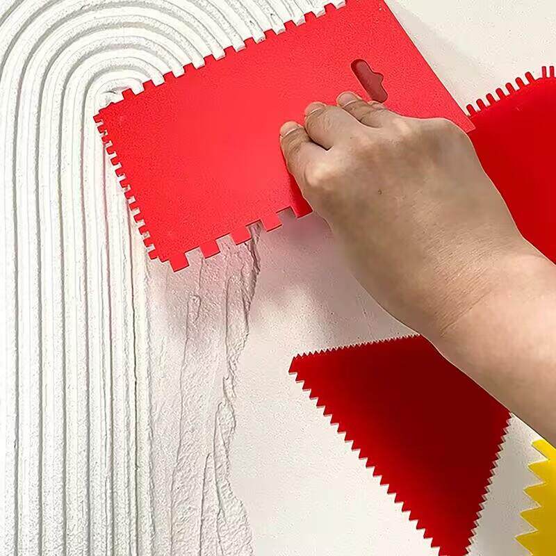 硅藻泥陶纹齿梳丙烯肌理画画纹理刮板尖齿刮刀艺术工具墙花纹造型