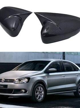 适用于12-17款大众 Polo Mk5 6R 6C倒车镜盖后视镜壳牛角粘贴装饰