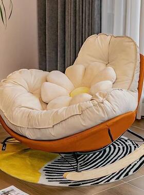 风单人蛋摇懒人椅沙发阳台客厅卧室休可躺睡壳企鹅椅一闲DEH件包