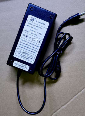 DC-625-1240得昌12V4A电源适配器DC-306A DC-365A开关电源 电源线