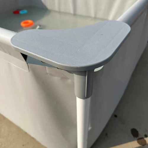 养鱼儿童大型蓄水池游泳池工地 支架移动水上滑梯乐园蓄水池大