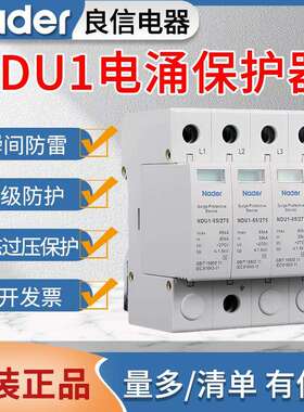 Nader良信NDU1电涌保护器2P3P4PAC275V385V440V浪涌防雷保护器