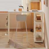 吧台桌家用简约岩板高脚桌长条桌客厅沙发阳台隔断迷你休闲小吧台