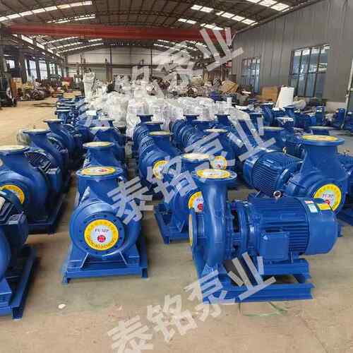 ISF不锈钢卧式离心泵3防0V增8压管道泵环腐蚀耐MFL高温热水循离心