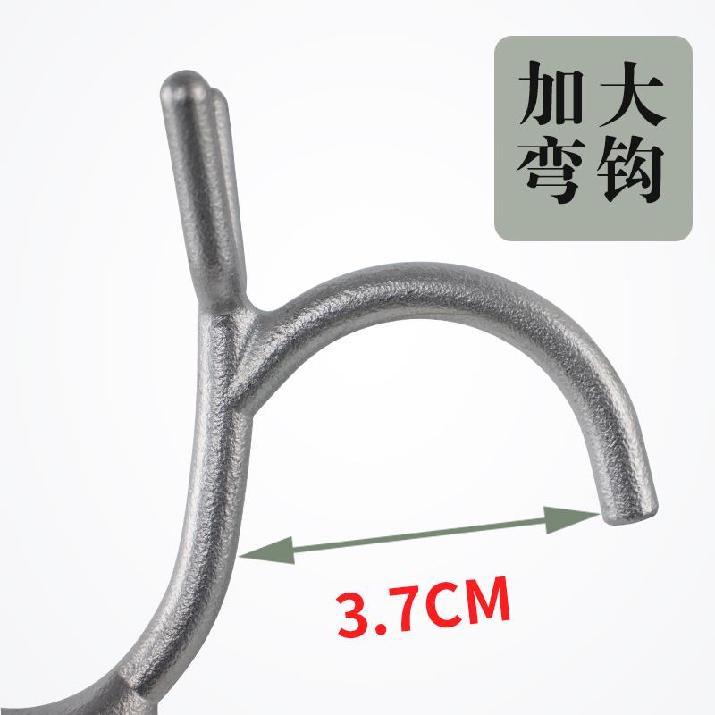 晾衣叉头金属304不锈钢一体丫挂钩晾衣杆伸缩衣架撑挑衣撑衣新款