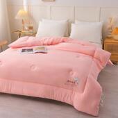 生A类原棉芯大被豆纤维被加218厚保暖冬春秋被四季 通用被子被学棉被