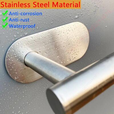 1~2PCS Toilet Paper Rack Bathroom Paper Towel Holder Adhesiv