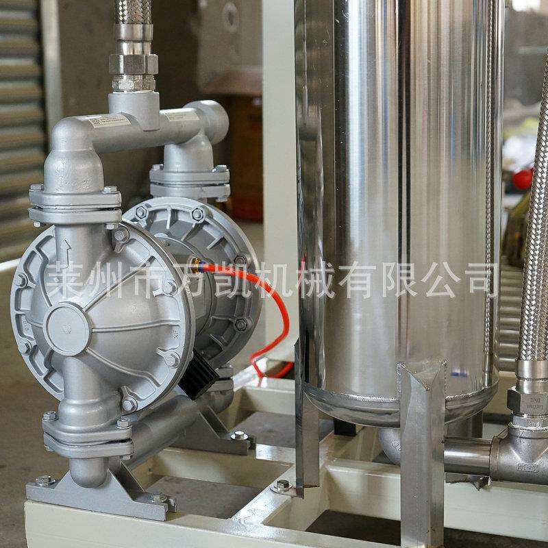 油漆涂料真石漆灌装机-半自动称重过滤灌装压盖一体机生产厂家