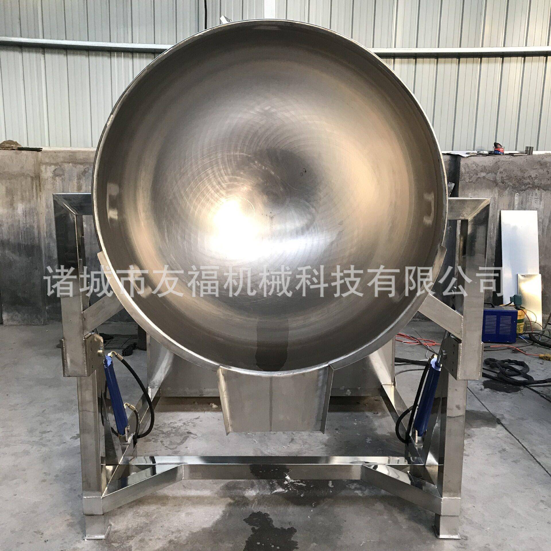 厂家供应食堂半自动炒菜锅商用炒菜机器人大型净菜行星搅拌锅厂家