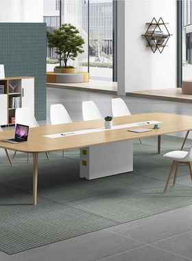 办训公室会议桌型大椅RC-116组合简约现代型长条桌培洽谈桌小会议