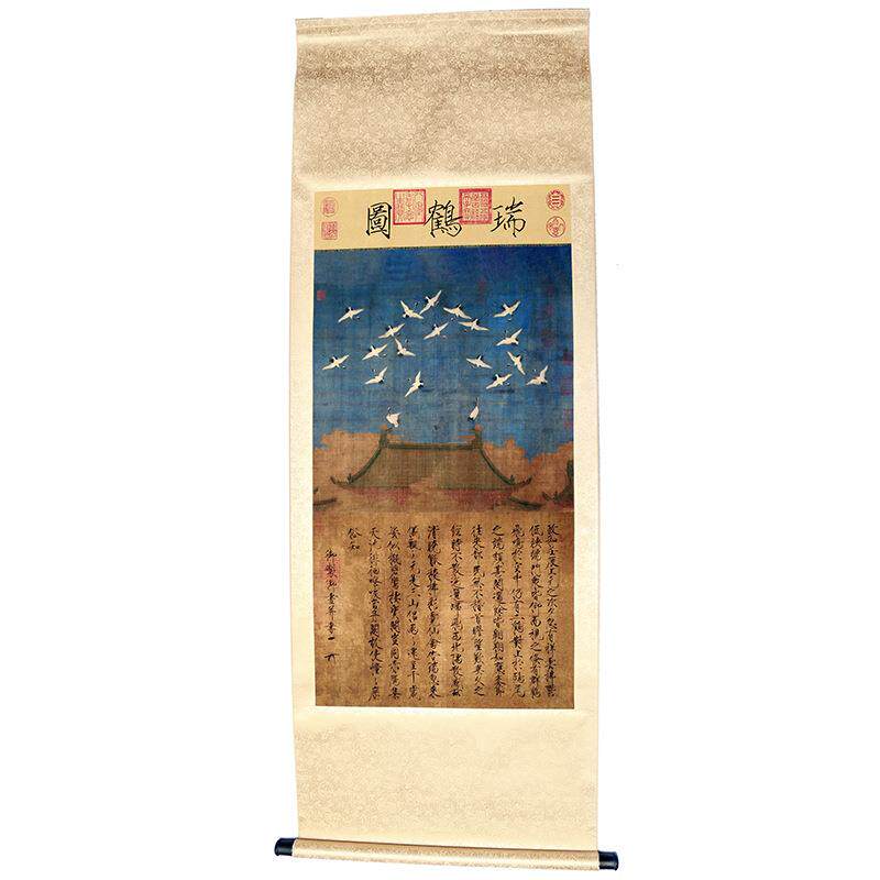 厂家中堂画仿古古玩字画客厅卧室山水花鸟人物