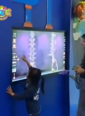 3D互动投影墙面奇幻水流儿童实验室一体机儿童AR沉浸式全息投影