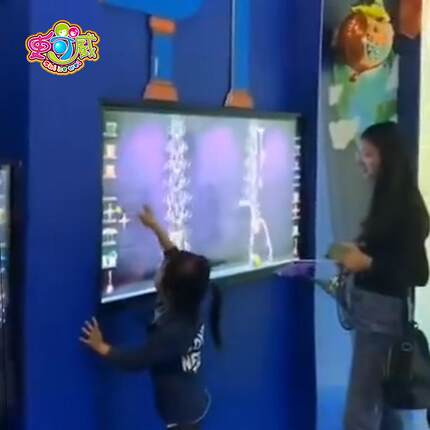3D互动投影墙面奇幻水流儿童实验室一体机儿童AR沉浸式全息投影