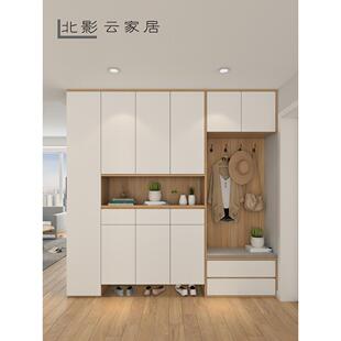 门口玄关柜门厅柜客厅省空间小户型储物收纳柜定制鞋 柜简约 橱鞋