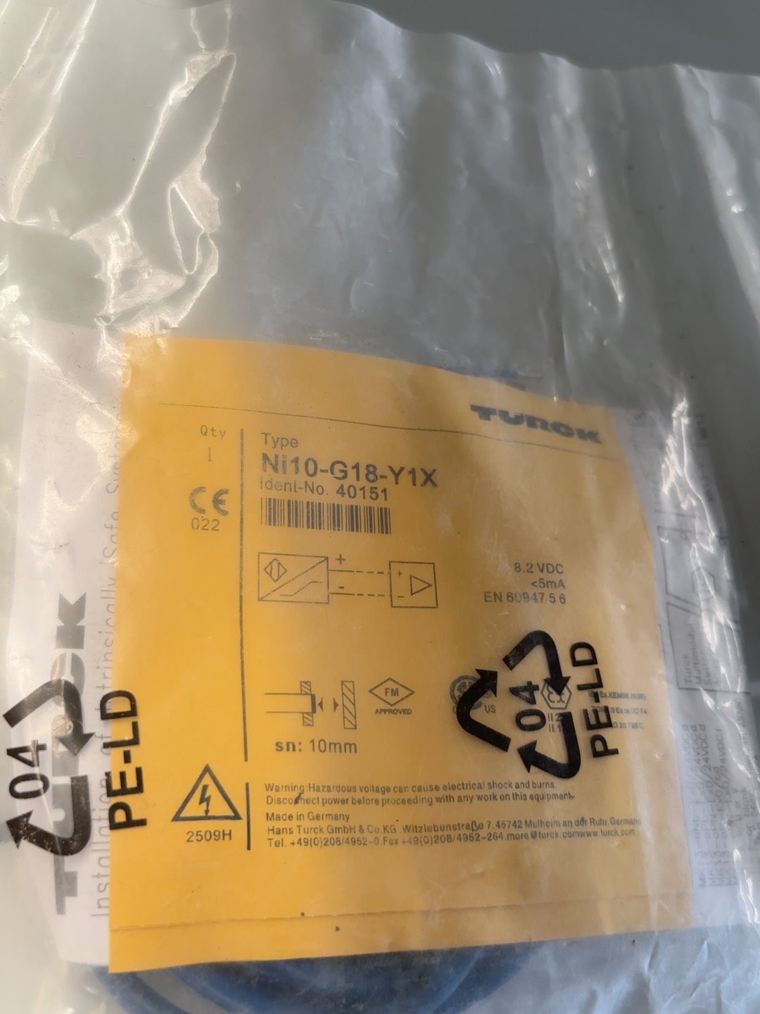 图尔克接近开关传感器