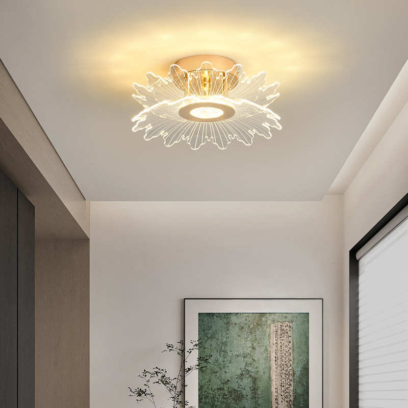 入户玄关过道简约衣帽卧室灯进门间日式阳台灯灯过道走廊北欧玻璃