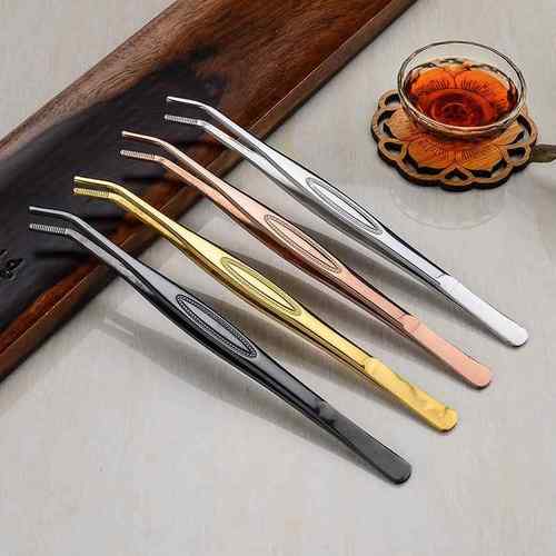 不锈钢茶夹套装金属镊子 茶夹子功夫茶具夹茶杯茶叶夹茶道零配件