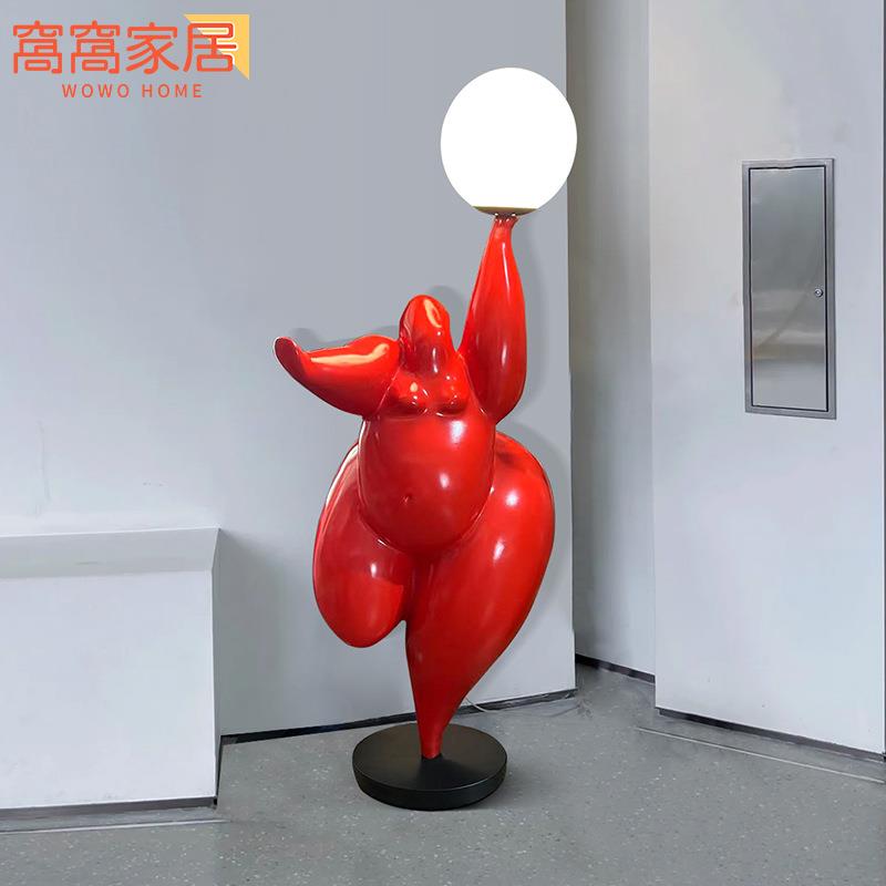 人体雕塑摆件玄关电视柜女人物跳舞装饰摆件样板间售楼处人体艺术