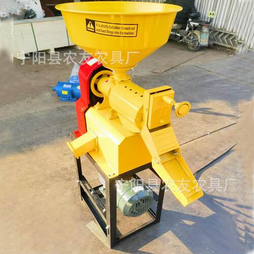 小型家用碾米机40X水稻谷子脱皮碾米机全自动打米机一次成米