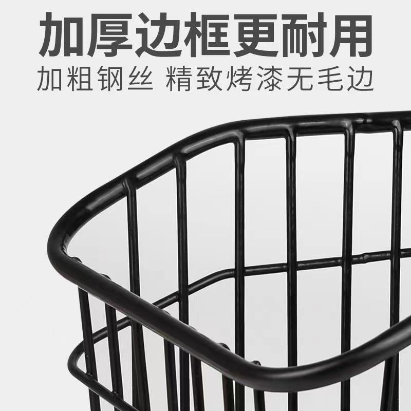 学生自行车后座框篮子山地车后座架车篮车大号后车篮子折叠车篓子