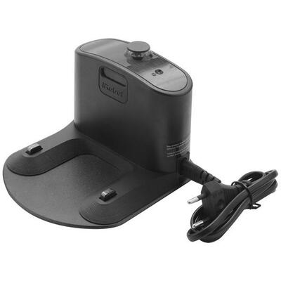 1个黑色塑料欧规插头充电器适配irobot500/600/700/800/900