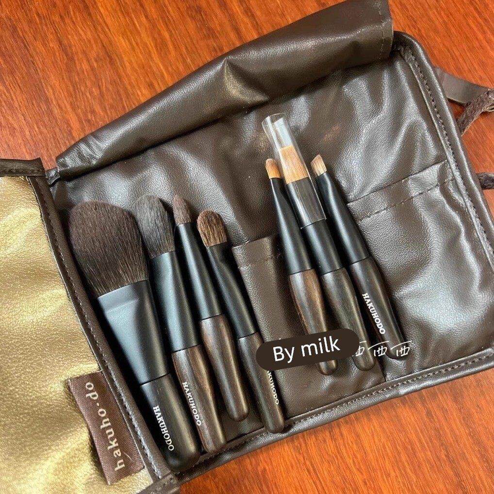 清库存 白凤堂迷你化妆刷动物毛便携旅行套装腮红刷眼影刷7支套装