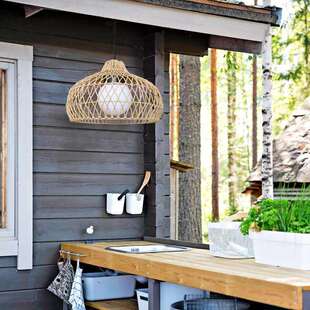 户外凉亭吊灯中式别墅民宿室外餐厅花园连廊屋檐露台阳台防水吊灯