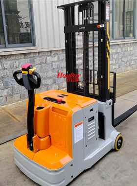 现货载重80kg升3米无前0脚无支腿动堆高高车全电叉车配重式堆垛车