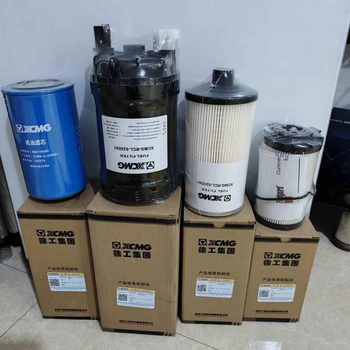 徐工200D/215D/270D机油滤芯柴油滤芯油水分离器滤芯发动机保养