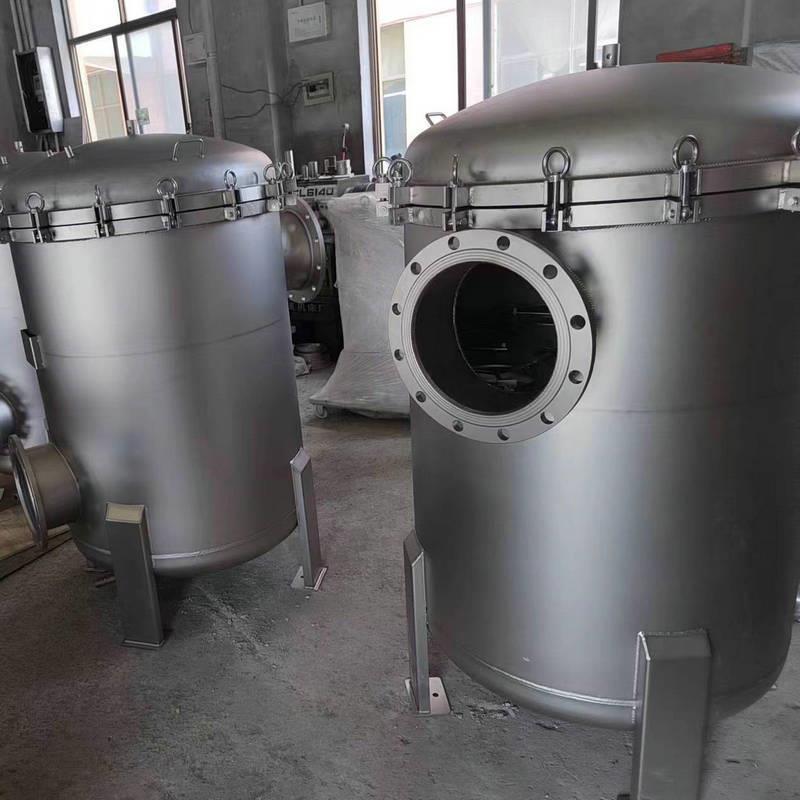 厂家不锈钢篮式过滤器食品级多袋式精密过滤除污器设备