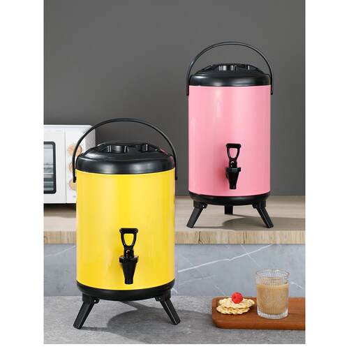不锈钢奶茶桶保温桶豆浆桶大容量商用双层保温冷藏桶奶茶店果汁桶