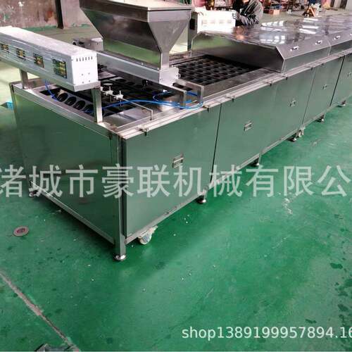 全自动蛋肉堡设备  连续式蛋肉堡机器 自动注料 成型 出料智能化