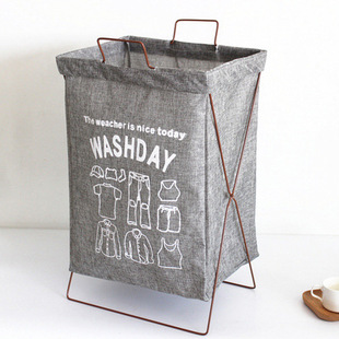 卧室放衣服神器晚上睡觉床边床尾收纳床头临时放脱下衣物的脏衣篓