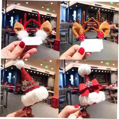 Christmas decorations Hairpin Hair clip cap Headband outfit