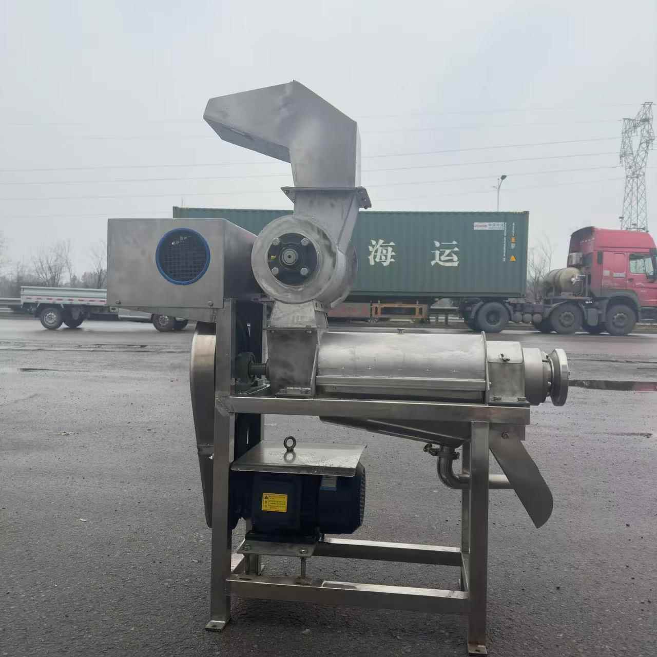 鲜百合果破碎榨汁机 葱姜苹蒜旋挤型压榨汁机 螺工业大粉碎BCV榨