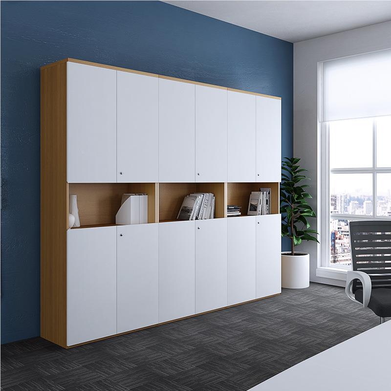 文柜资料书柜件老板办公室背景隔728柜断柜木质档案柜财务室柜资